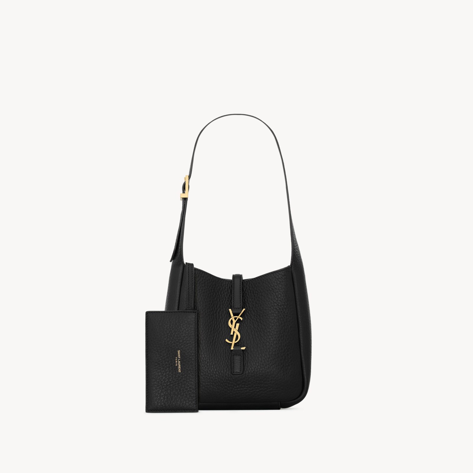 Le 5 à 7 baby souple en cuir grainé – Image 3