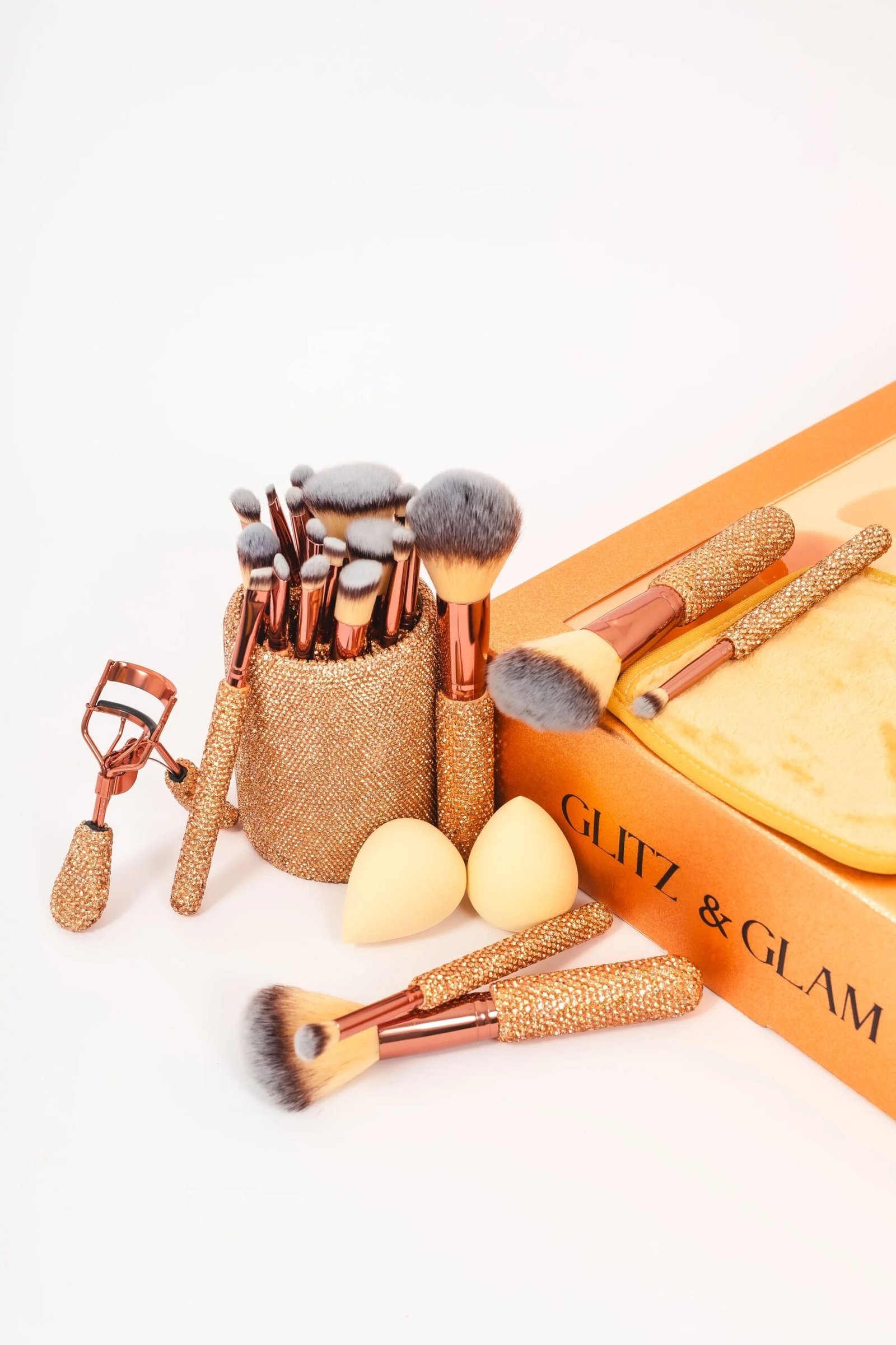 LIMITED EDITION | CHAMPAGNE Glitz & Glam | Set 26 pinceaux essentiels – Image 4