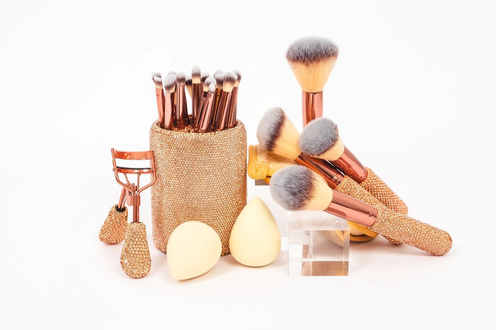 LIMITED EDITION | CHAMPAGNE Glitz & Glam | Set 26 pinceaux essentiels – Image 6