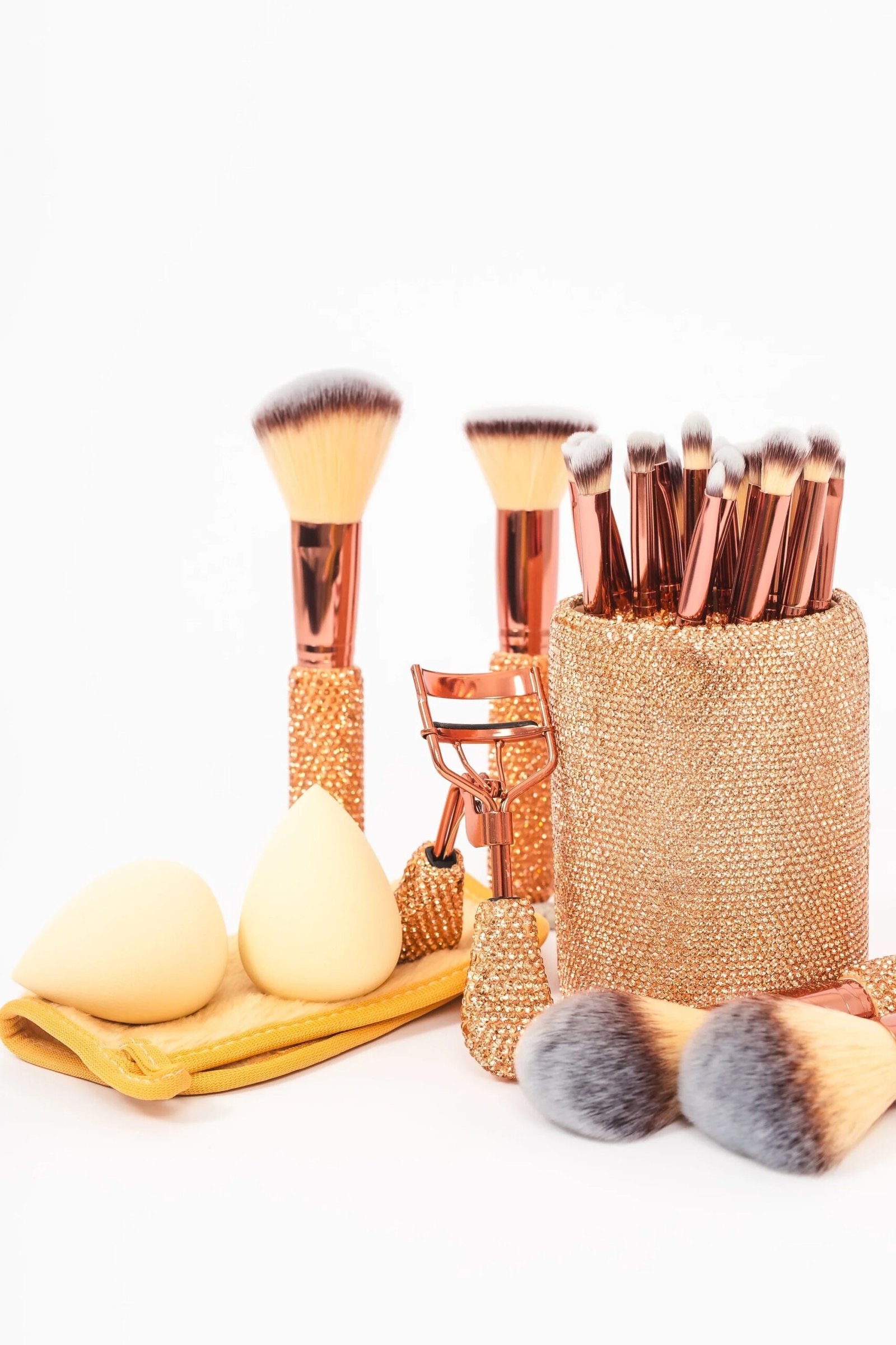 LIMITED EDITION | CHAMPAGNE Glitz & Glam | Set 26 pinceaux essentiels