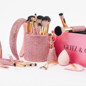 Pink Glitz & Glam | Set 29 pinceaux essentiels