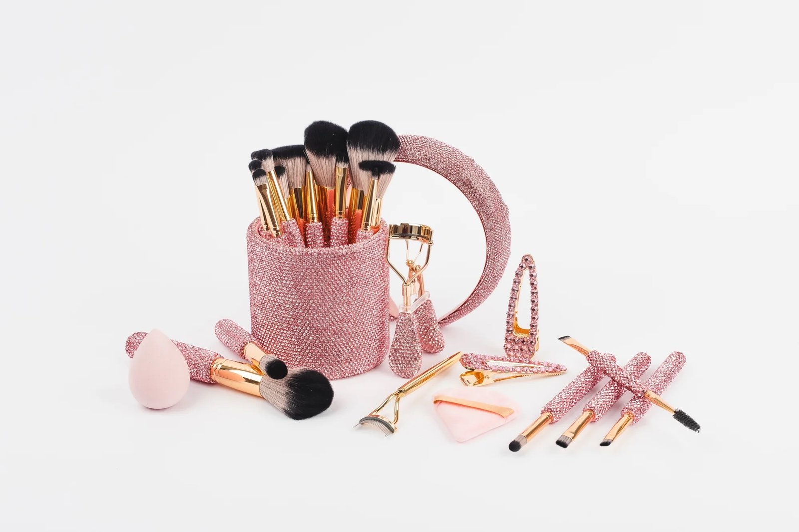 Pink Glitz & Glam | Set 29 pinceaux essentiels – Image 5